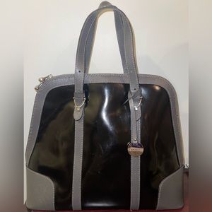 PULICATI LEATHER SATCHEL. EUC